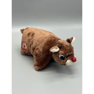 Rudolph The Red Nosed Reindeer Dandee 50th Anniversary Pillow Pet Plush 10”